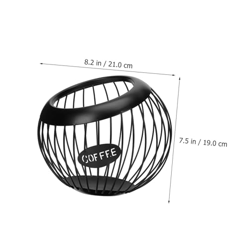 Cesta de almacenamiento de hierro negro: diseño sofisticado y estable para tu hogar 3