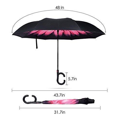 Image of Holographic /Transparent Fashion Rain Sunshade Umbrella P