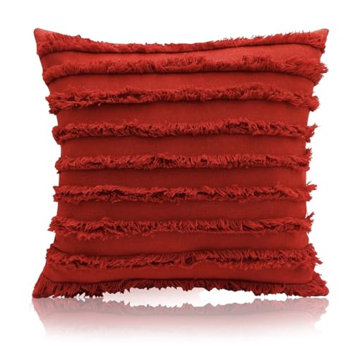 Image of TODY Cushion Cover 16 inch x 16 inch Set of 2 | Boho 16 16 Cushion Cover for Sofa, Bed | Rectangle 16x16 Cushion Covers for Home decor