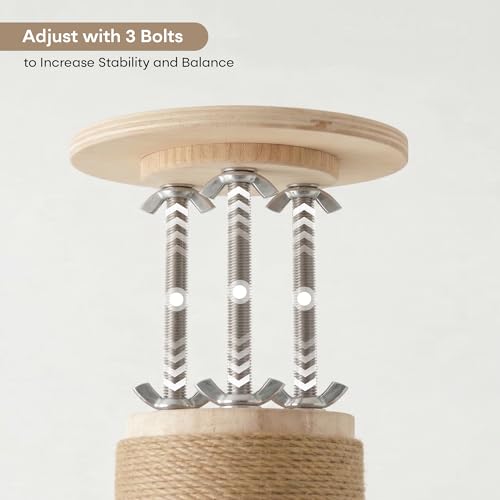 Árbol para gatos de 5 niveles ajustable de piso a techo miniatura 5