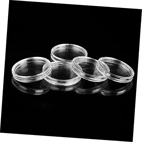 Caja organizadora transparente para colección de monedas 27mm miniatura 7
