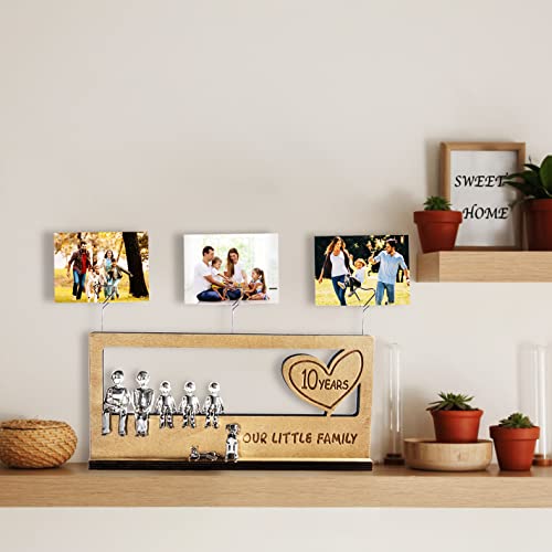 Eva Murmure 10 Year Wedding Anniversary Tin Gifts For Couple - Best 10Th Anniversary Tin Gifts For Him - Unique Best Idea Tin Aluminum Gift For Family, Home Decor #TOP3