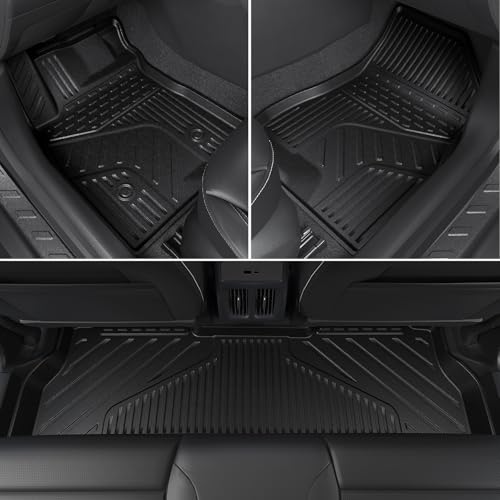 Image of Floor Mats for Chevy Trax /Buick Envista 2024-2026, All Weather Floor Mats Trunk Cargo Liner with Backrest Protectors and Door Sill Guards Accessories, Full Coverage Set