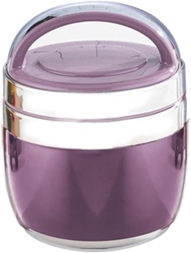 Zdaqian 保温弁当箱 スープ容器 ステンレス鋼 ポータブル 丼型 保冷 丼ぶり型 サーマルスープカップ 弁当収納 スープボウル ランチ準備 朝食準備 オフィス用 ピクニック用品 家庭用 (A,1.2L)