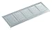 500x150mm - Grille de Ventilation - Acier Galvanisé En Acier Grille D'aération avec Moustiquaire
