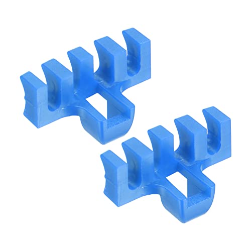 PATIKIL Badminton Stringing Racquet Load Spreader, 2 Pack Racket High Pounds Load Adapter Protector Stringing Machine Tool, Blue