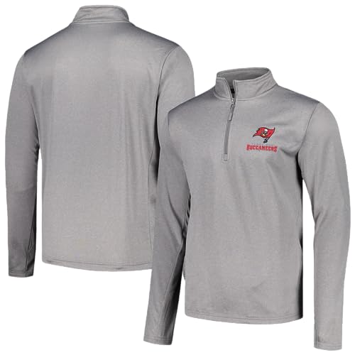 Image of Dunbrooke Men's Royal Buffalo Bills All-Star Tech Quarter-Zip Top