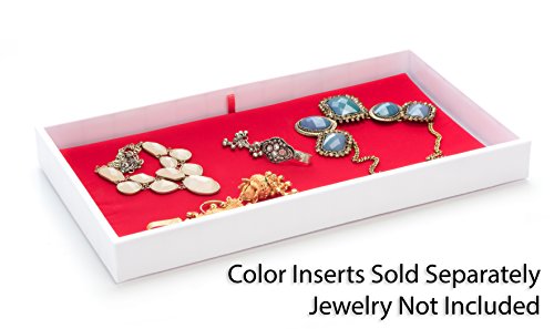 Se 1/2" Jeweler's White Abs Display Tray - Jt9115W #TOP3