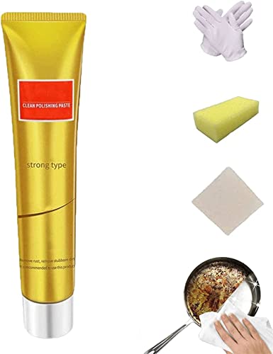 2023 New All Metal Polish Cream,Metal Polishing Paste,Multifunction Rust Remover For Kitchen Stainless Steel/Aluminum/Brass/Copper (1pc)