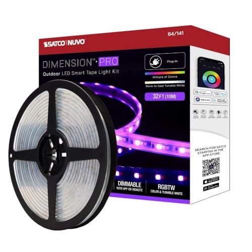 Tira LED Nuvo Lighting 64/141 30W 10 Metros RGB miniatura 1