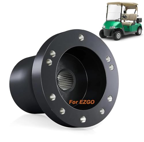 10L0L Golf Cart Steering Wheel Adapter for EZGO TXT/RXV/Valor and Marathon，Durable Anti-Corrosion Golf Cart Accessories