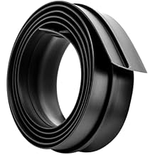 6 FT Truck Cap Rubber Weather Seal with T-Channel,Double Leaf Bottom Rear Door Frame Strip,Camper Shell Seal,Tailgate Seal Fits for Car Camper Boat RV Truck Doors & Home Applications # 4017020000