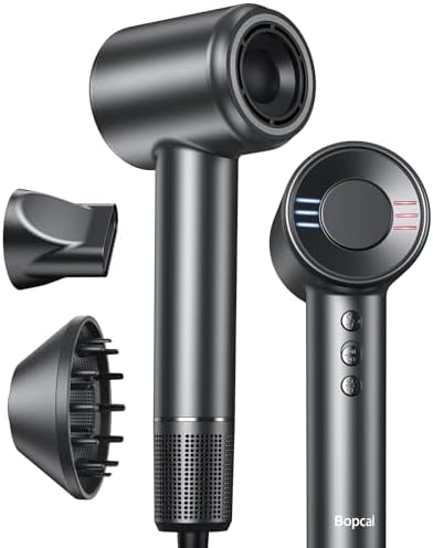 Bopcal Secador Pelo Profesional - 160000 RPM Secador de Alta Velo...