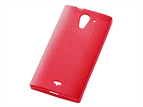 レイ・アウト AQUOS CRYSTAL ケース X キラキラ・ソフトジャケット ラメレッド RT-AQXC7/R