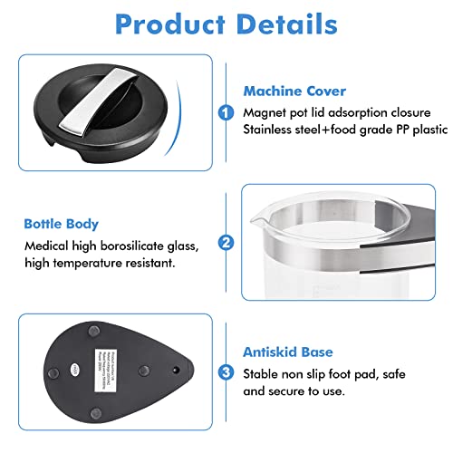 "Meticuloso Upgraded Hydrogen Water Generator with SPE and PEM Technology up to 1800 PPB,Hydrogen Rich Water Machine Unlimite Water Quality" - Image 8