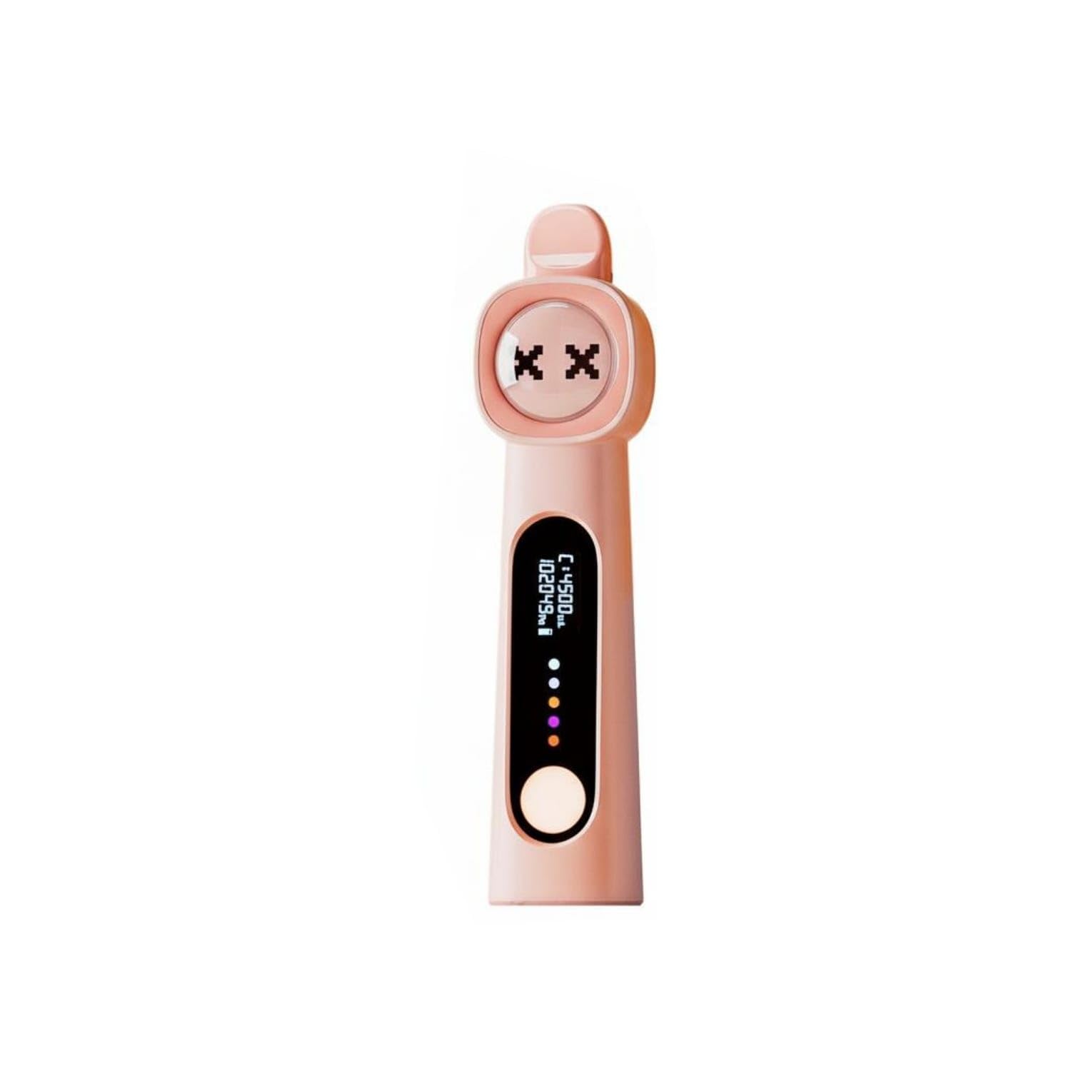 Portable Breathing Exercise Device Easy to Use Respiratory Muscle Exercise Device Adjustable Resistance Vital Capacity Meter Records Progress for Children, Students, Adults, Pink-image-31