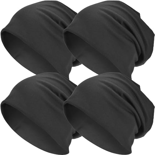 EINSKEY Slouchy Beanie for Men Women, Cotton Multipurpose Daily Headwear