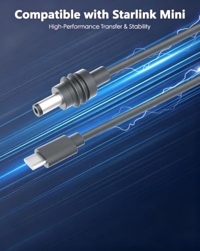 Image of 16.4FT USB C to DC Power Cable for Starlink Mini Power Cord