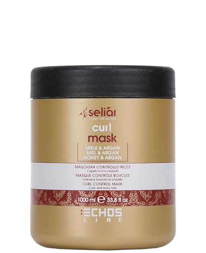 Echosline Seliàr Curl Mask – Maschera Controllo Ricci Con Miele E Olio Di Argan - 1000 ml