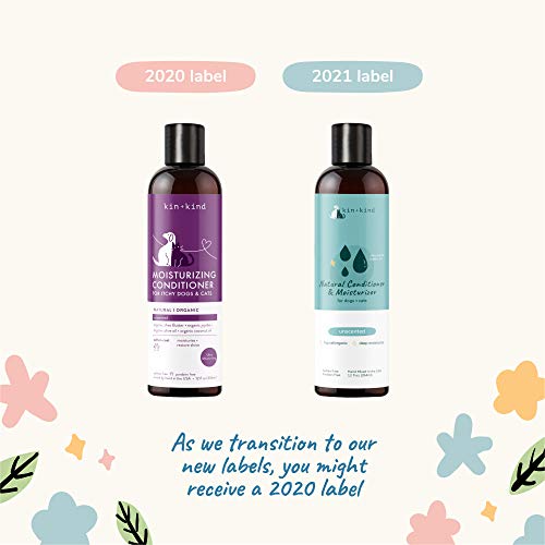 Kin+Kind Cat & Dog Conditioner With Shea Butter All-Natural Formula With Betaine & Aloe Moisturize & Restore Coat For Dogs And Cats Shed Defender & Coat Defense Pet Defender S 12 Fl Oz Made In Usa #TOP4
