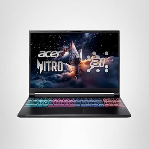 acer Nitro V 16S AI Gaming Laptop | Intel Core 7 240H Processor | NVIDIA GeForce RTX 5060 Laptop GPU (572 AI Tops) | 16" WUXGA IPS 180Hz Display | 32GB DDR5 | 1TB Gen 4 SSD | Wi-Fi 6 | Win11 Pro Cover