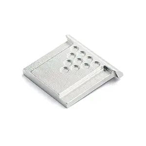 Elefront Silver Metal Hot Shoe Cover Cap Protector for Nikon D850/D810/D800/D750/D610/D600/D7500/D7200/D7100/D7000/D90/D5600/D3400 Replaces Original Nikon BS-1