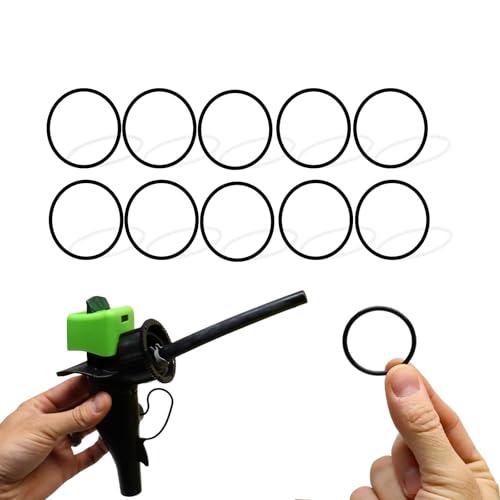 MVTDONT 10 Pack O-Rings for Scepter SmartControl Gas Can Spout, Perfect Fit Replacement Seal for 1 2 5 Gallon Fuel Can, Stop Gas Leak, Buna-N Rubber