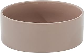 Havniva Rutschfester Keramik-Hundenapf Fressnapf Wassernapf für Große Hunde (Einzelnapf, 1800ml, Brauner Kaffee)