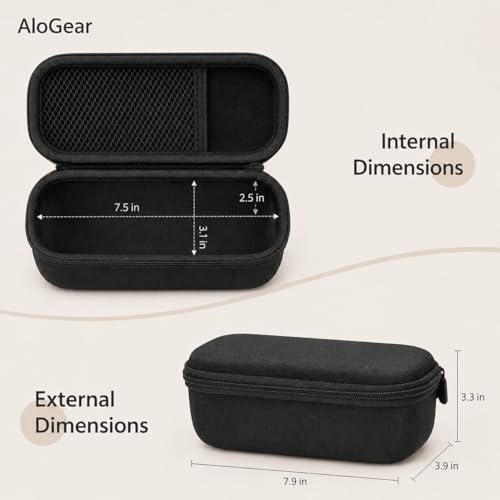 Image of Travel Carry Case for New JBL Flip 7, 6, 5, 4, 3 Portable Speaker, Shockproof, Dustproof, Protective Cover Storage Bag (EVA Box Black)