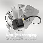 NOCO XGrid X30: 30W USB-C Charger – Single Port Type C Power Adapter, GaN Fast Charging with PD 3.0, QC 4.0+, PPS, Smart Power Distribution, Foldable Wall Plug, UL Listed
