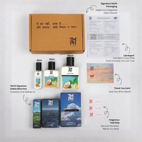 Image of TMPerfumehouse Island Water EDP for Men & Women | Fresh, Tropical & Long Lasting Perfume Spray | Citrus, Sweet & Coconut Fragrance | Luxury Gift for Him & Her | TMPH | 50ml