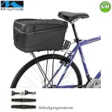 M-Wave Amsterdam Easy Box S/M (5 Ltr.) Fahrradkoffer Fahrradbox inkl. Fahrradklingel