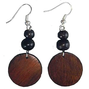 Boucles d&rsquo;oreilles en bois