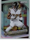 2025 Panini Prizm Prizm Silver Football Card #194 Rashid Shaheed New Orleans Saints