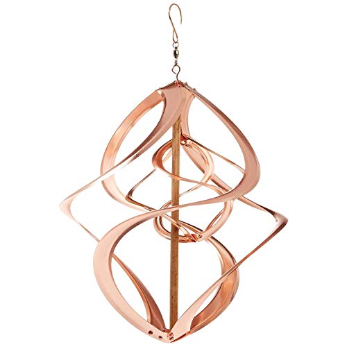 Red Carpet Studios Cosmix Copper Double Wind Sculpture, Small (31058), 14 Inch