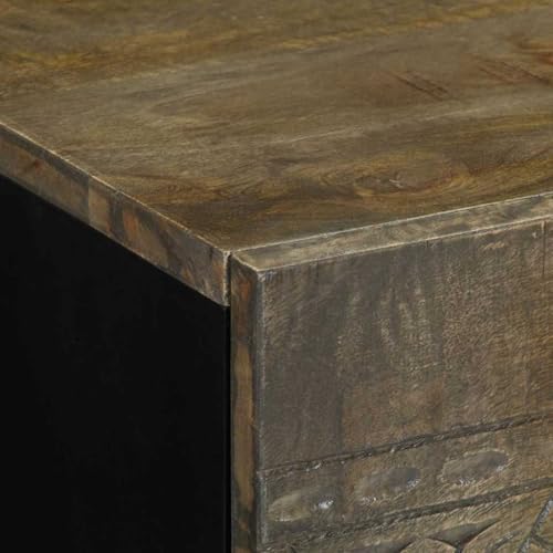 Meuble de chambre élégant gris et table d'appoint polyvalente de salon