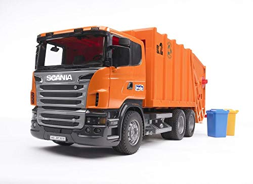 Preisvergleich Produktbild bruder Scania R-Serie Müll - LKW orange / 03560