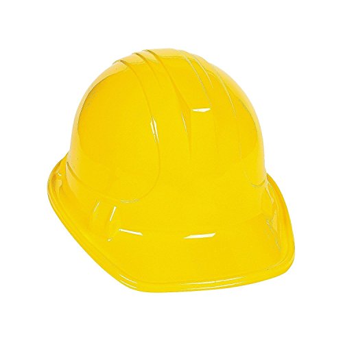 Tytroy Construction Hats Plastic Hard Hat Birthday Party Costume - 24 Pack - Yellow