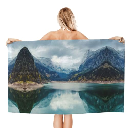 Serviette de bain microfibre absorbante séchage rapide 81x132