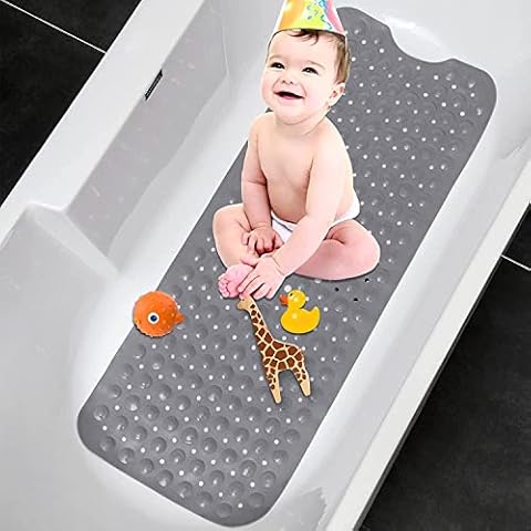 Tapis de Baignoire Antidérapant JOTOL 100x40 cm Cover