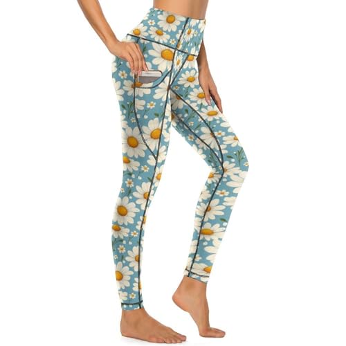 Legging de yoga taille haute Daisy : fini le pantalon qui glisse grâce aux poches intégrées