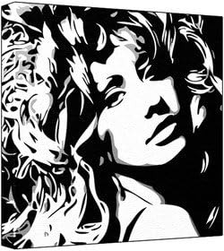 Christina Aguilera - Pop Art Print - 30 x 30 x 2.5 cm Deep Box Canvas
