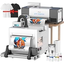 PLK A3 DTF Printer,Upgraded XP600 DTF Printer, Double-Speed,Auto-Clean,Dual White Ink System,Low Ink Alert, A3 Transfer Machine for Apparel Printing
