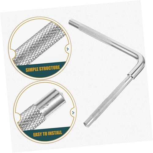 Toyvian 1set Soporte para Cowbell con Abrazadera de Extensión para Percusión miniatura 7