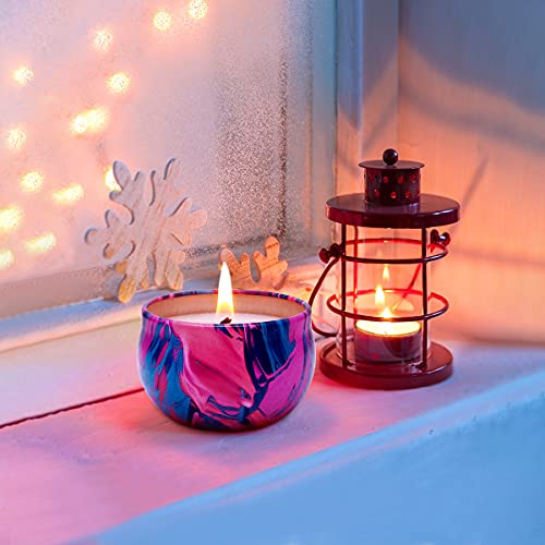 6 Packs Scented Candles Gift Set For Valentine's Day And Mother's Day, 2.2Oz Strong Fragrance Aromatherapy Candles For Home Scented, Natural Soy Wax Portable Travel Tin Candles For Relaxation Spa Yoga #TOP5