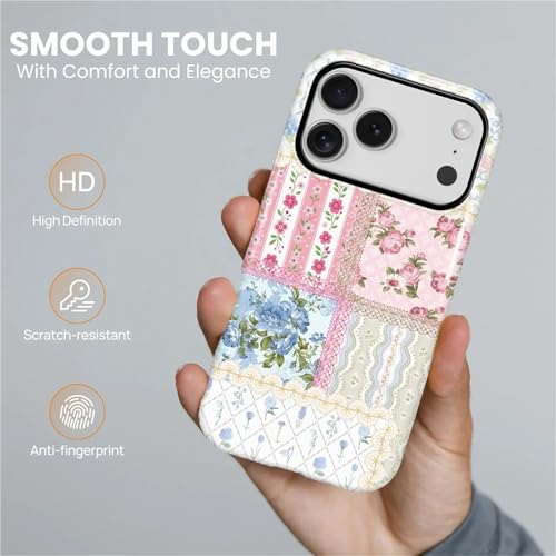 Coque iPhone 17 Pro MagSafe ZHEGAILIAN hybride antichoc silicone et collage dentelle - 4