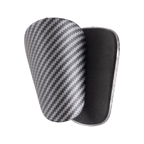 Espinilleras de fútbol, espinilleras para fútbol, mini pantorrillas para fútbol, espinilleras curvadas con interior EVA para patinar, esquí, béisbol, fútbol, equitación