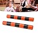 Sank Stick, 1 Pair Sand Stick Shaker Easy To Play for Kids for Early Education (Yellow Stripe)