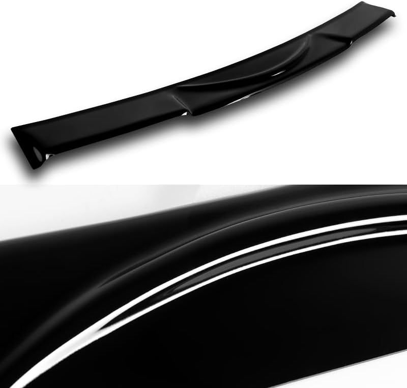 Black Rear Roof Window Visor Spoiler Wing Compatible with 2009-2014 Acura TSX 2010 2011 2012 2013