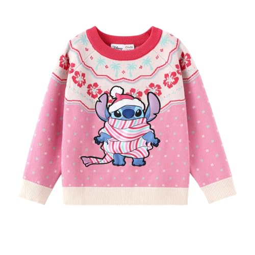 Pull en tricot fille 2 à 13 ans vêtement Disney manches longues col rond boutonné